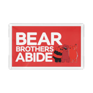 We Bare Bears - Bear Brothers Abide Acrylic Tray