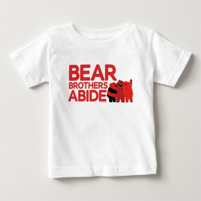 We Bare Bears - Bear Brothers Abide Baby T-Shirt (Front)