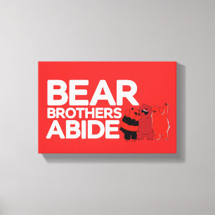 We Bare Bears - Bear Brothers Abide Canvas Print