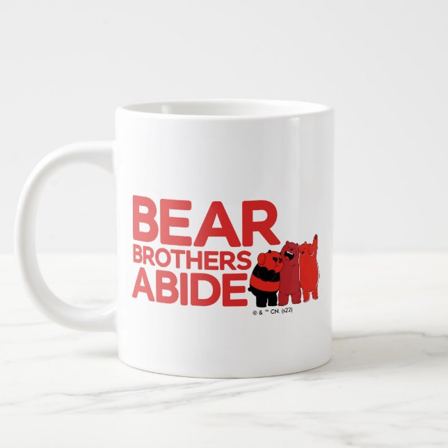 We Bare Bears - Bear Brothers Abide Giant Coffee Mug (Left)