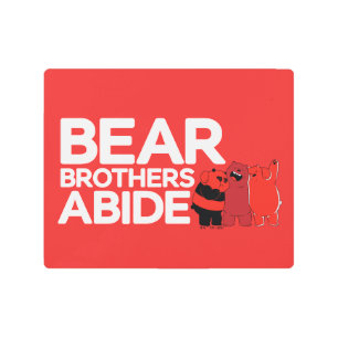 We Bare Bears - Bear Brothers Abide Metal Print
