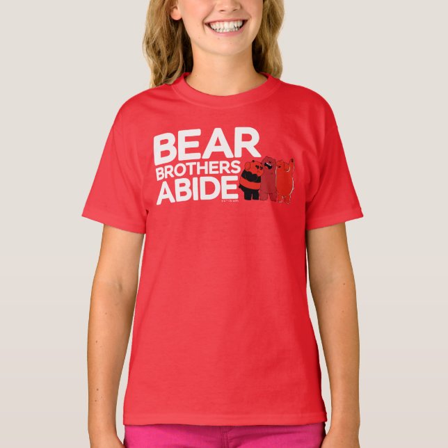 We Bare Bears - Bear Brothers Abide T-Shirt (Front)