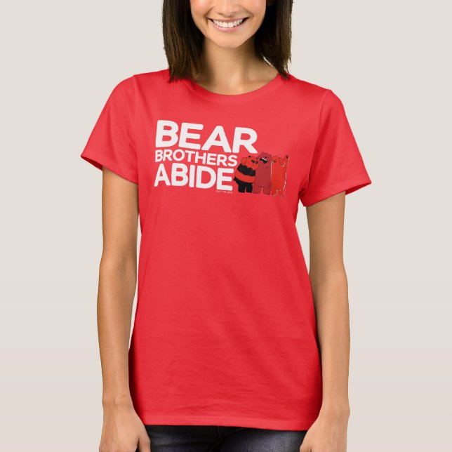 We Bare Bears - Bear Brothers Abide T-Shirt (Front)