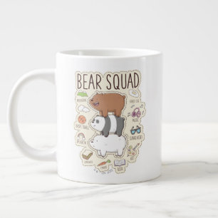 We Bare Bears - Bear Squad Journal Graphic Giant Coffee Mug