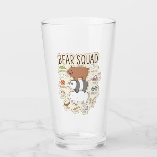 We Bare Bears _ Bear Squad Journal Graphic Glass