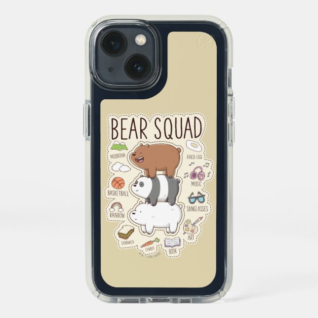 We Bare Bears - Bear Squad Journal Graphic Speck iPhone 13 Case (Front)