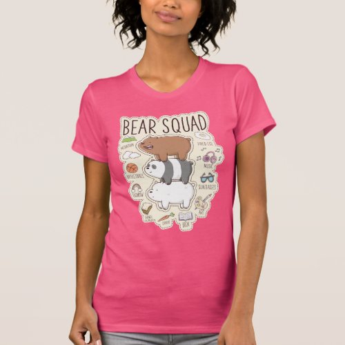We Bare Bears _ Bear Squad Journal Graphic T_Shirt