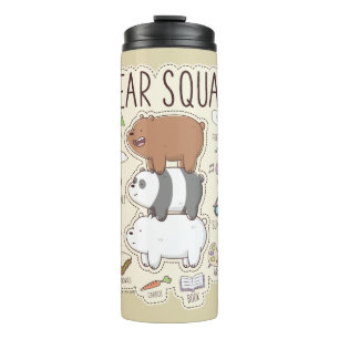 We Bare Bears - Bear Squad Journal Graphic Thermal Tumbler