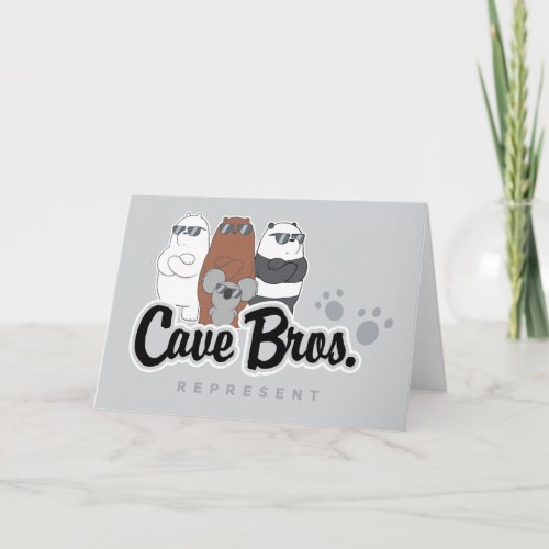 We Bare Bears _ Cave Bros Represent Card