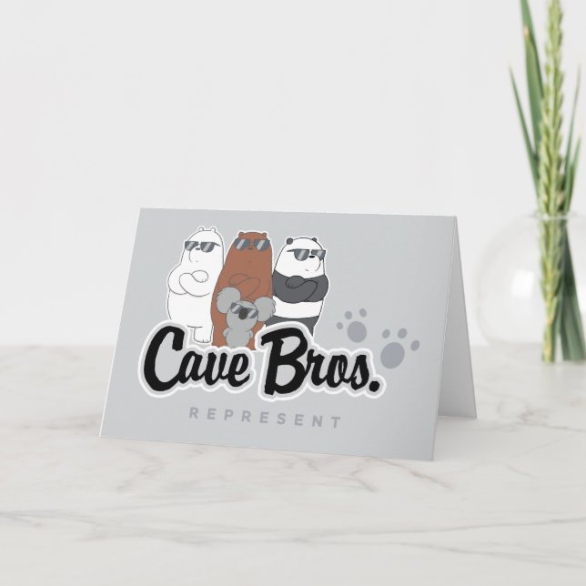 We Bare Bears - Cave Bros. Represent Card (Front)