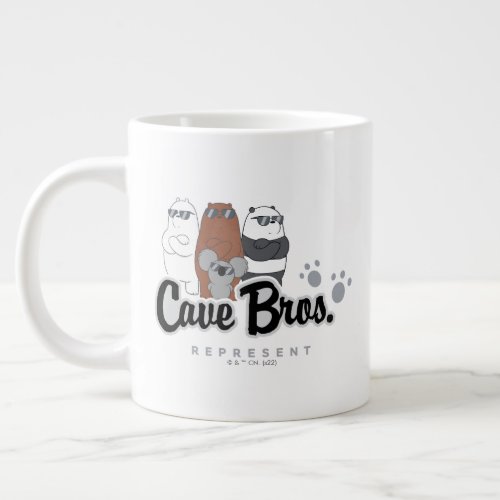 We Bare Bears _ Cave Bros Represent Giant Coffee Mug