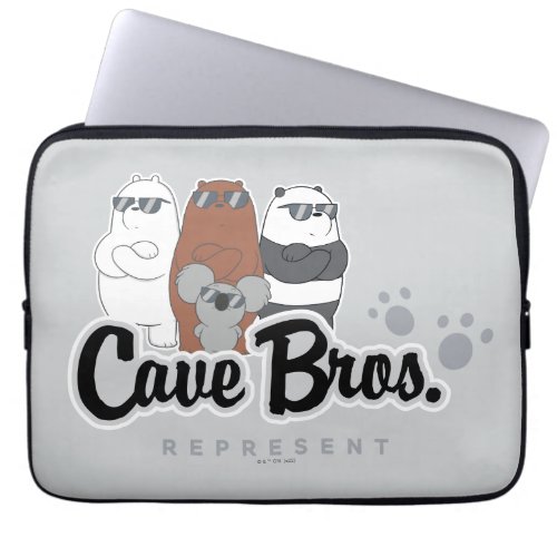 We Bare Bears _ Cave Bros Represent Laptop Sleeve