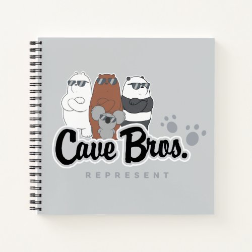 We Bare Bears _ Cave Bros Represent Notebook