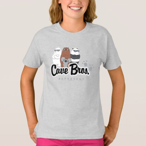 We Bare Bears _ Cave Bros Represent T_Shirt