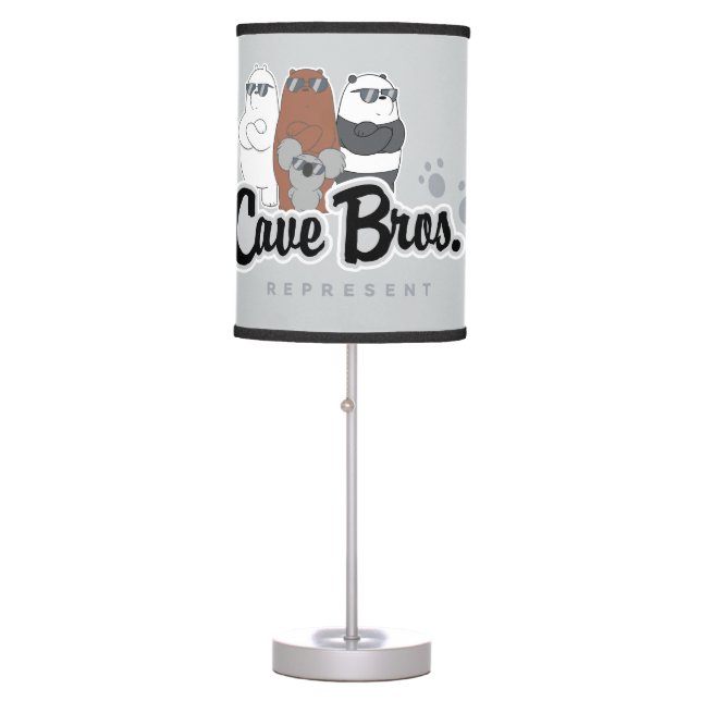 We Bare Bears - Cave Bros. Represent Table Lamp (Front)