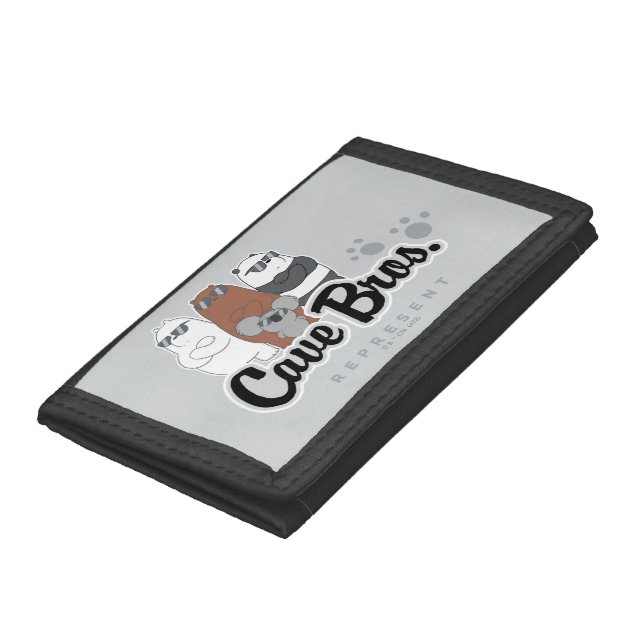 We Bare Bears - Cave Bros. Represent Tri-fold Wallet (Bottom)
