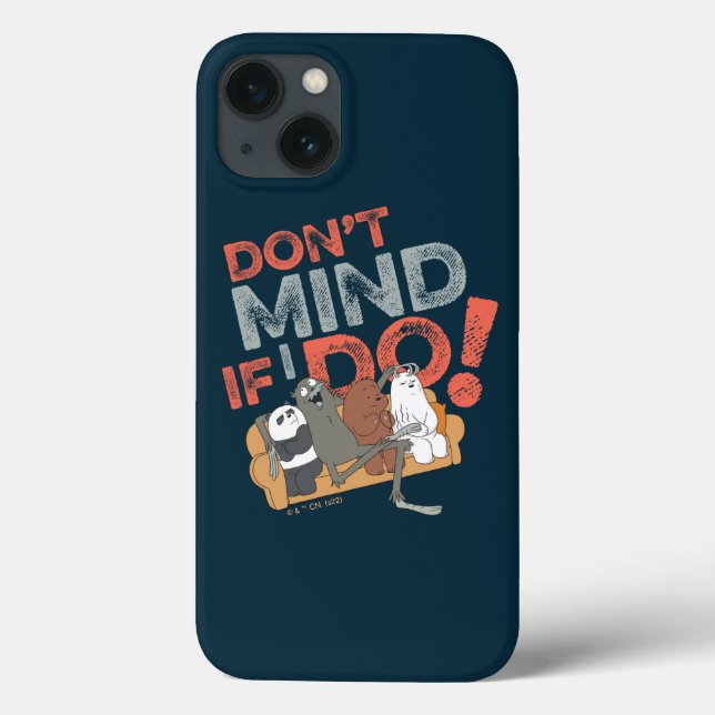 We Bare Bears & Charlie - Don't Mind If I Do! Case-Mate iPhone Case (Back)