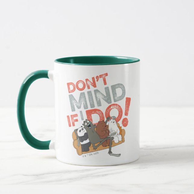 We Bare Bears & Charlie - Don't Mind If I Do! Mug (Left)