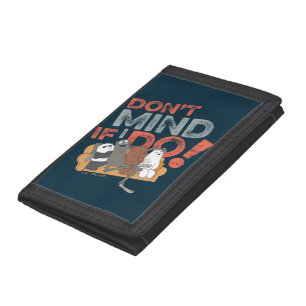 We Bare Bears & Charlie - Don't Mind If I Do! Tri-fold Wallet