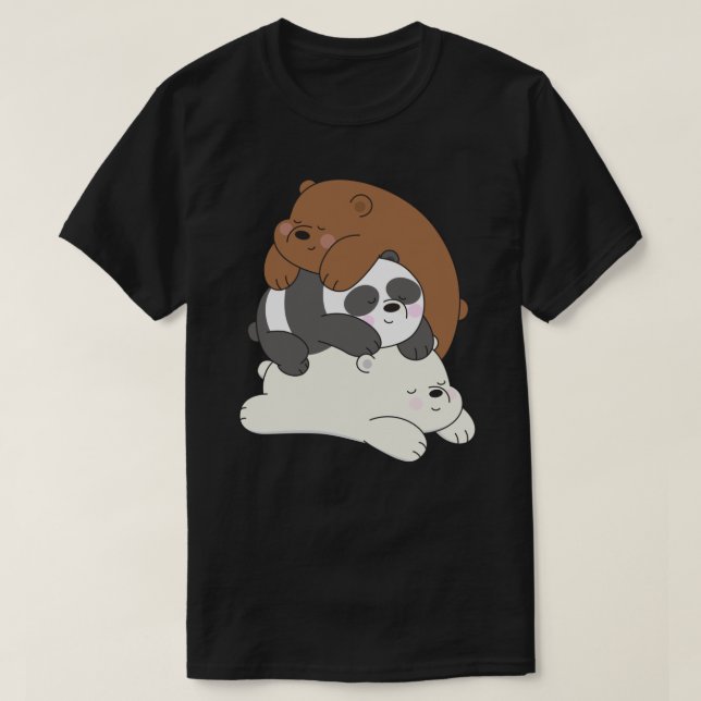 We Bare Bears Classic T-Shirt (Design Front)