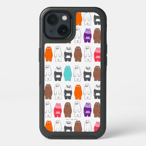 We Bare Bears Colorful Bear Pattern iPhone 13 Case