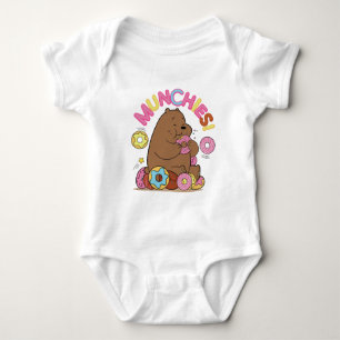 We Bare Bears - Grizz Donut Munchies! Baby Bodysuit