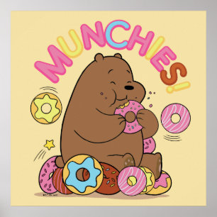 We Bare Bears - Grizz Donut Munchies! Poster