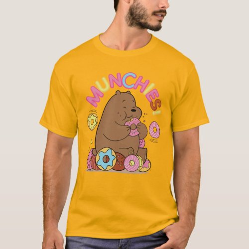 We Bare Bears _ Grizz Donut Munchies T_Shirt