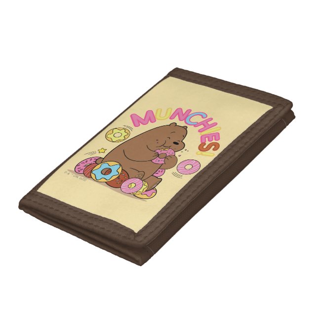 We Bare Bears - Grizz Donut Munchies! Trifold Wallet (Bottom)