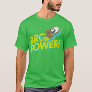 We Bare Bears Grizz Panda Ice Bear Bro Power! Prem T-Shirt