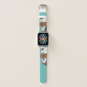 We Bare Bears Group Hug Apple Watch Band