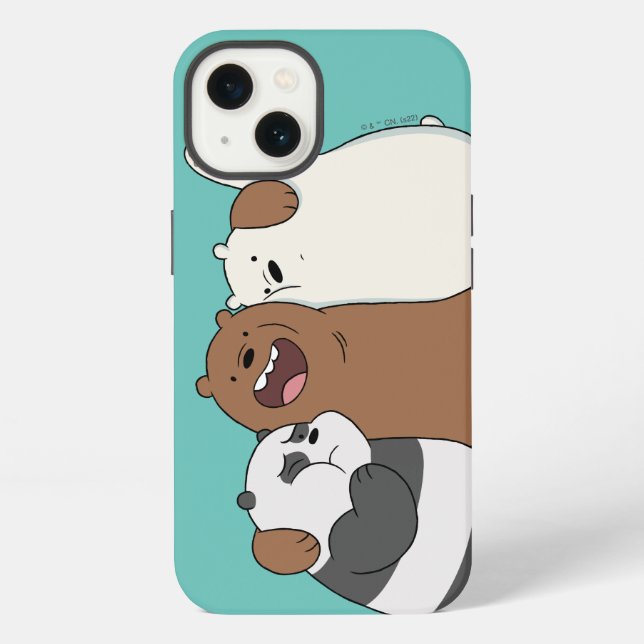 We Bare Bears Group Hug Iphone Case (Back)