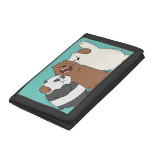 We Bare Bears Group Hug Trifold Wallet