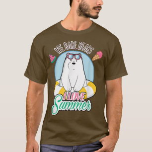 We Bare Bears Ice Bear Loves Summer T-Shirt