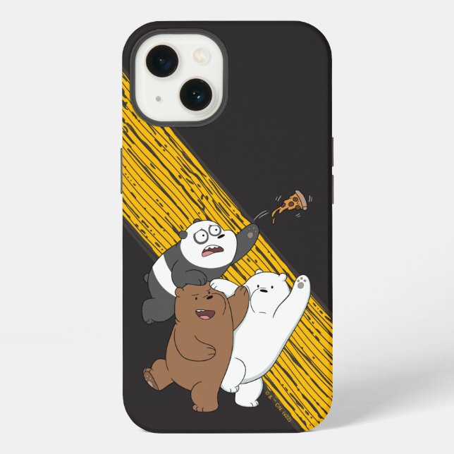 We Bare Bears - Last Pizza Slice Iphone Case (Back)