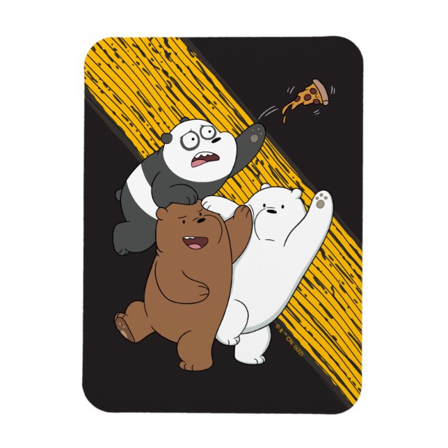 We Bare Bears - Last Pizza Slice Magnet (Vertical)