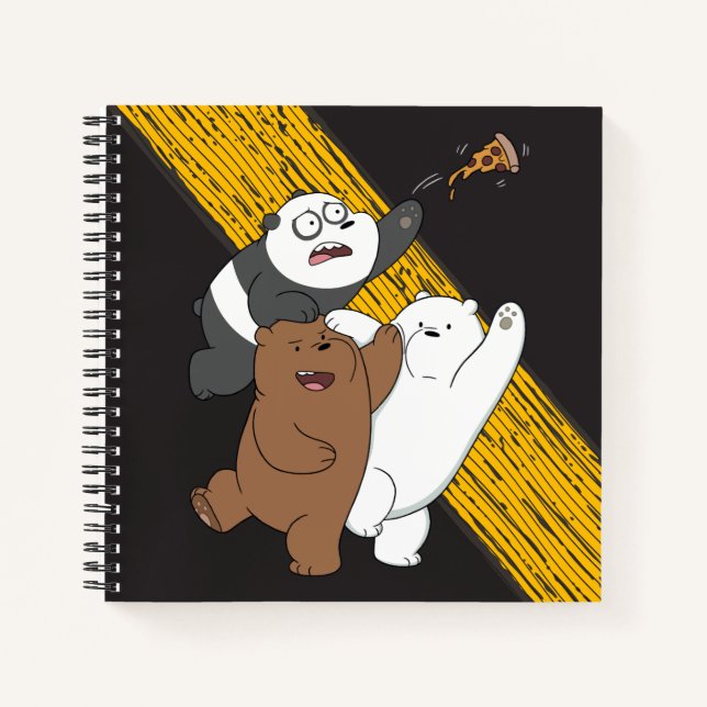 We Bare Bears - Last Pizza Slice Notebook (Front)