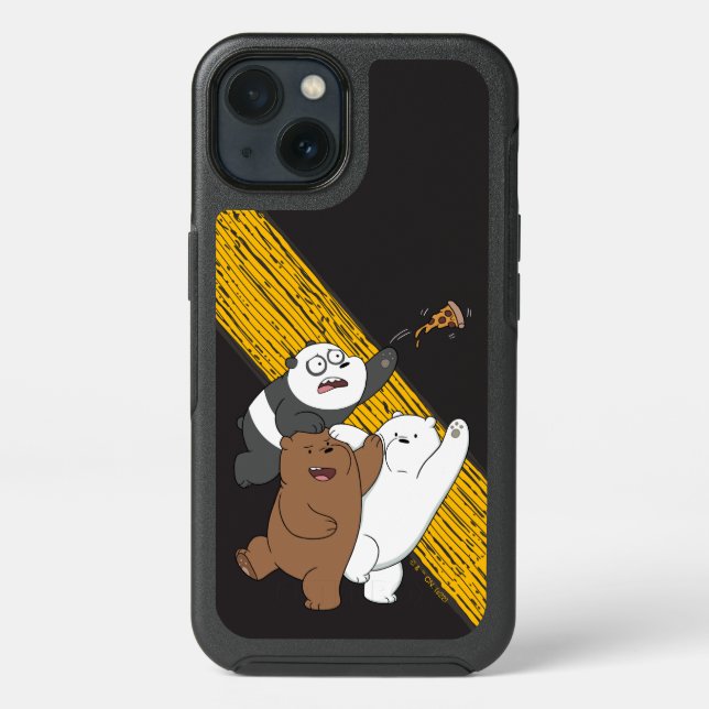 We Bare Bears - Last Pizza Slice Otterbox iPhone Case (Back)
