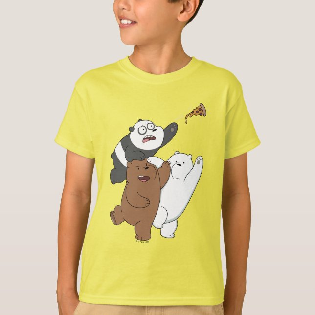 We Bare Bears - Last Pizza Slice T-Shirt (Front)