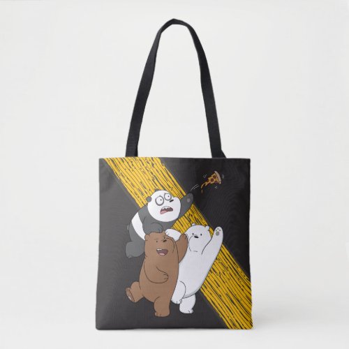 We Bare Bears _ Last Pizza Slice Tote Bag