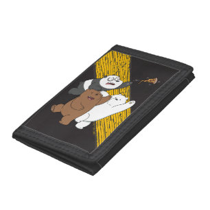 We Bare Bears - Last Pizza Slice Tri-fold Wallet