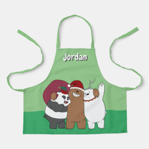 We Bare Bears - Season's Greetings Apron