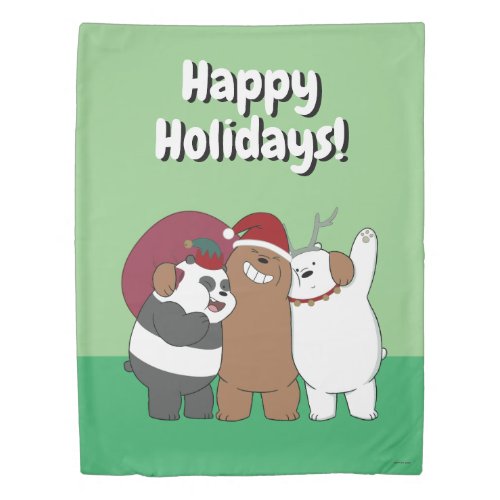 We Bare Bears _ Seasons Greetings Duvet Cover