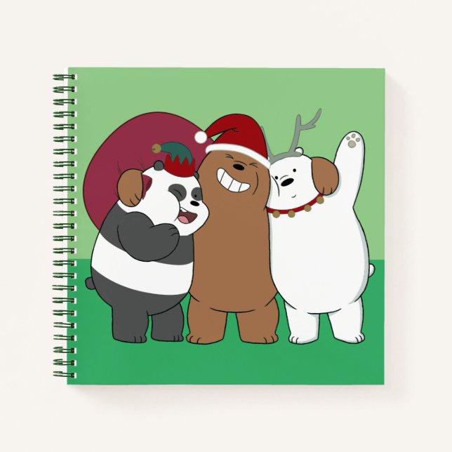 We Bare Bears - Season's Greetings Notebook (Front)
