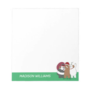 We Bare Bears - Season's Greetings Notepad