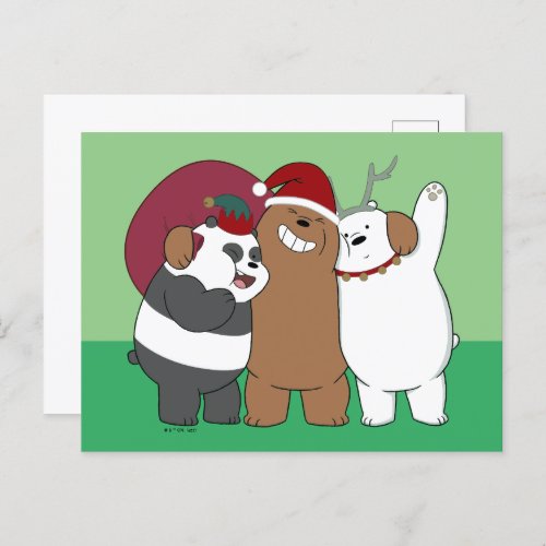 We Bare Bears _ Seasons Greetings Postcard