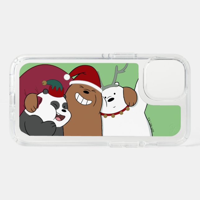 We Bare Bears - Season's Greetings Speck iPhone 13 Case (Front Horizontal)
