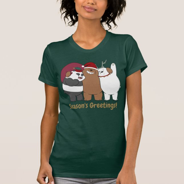 We Bare Bears - Season's Greetings T-Shirt (Front)