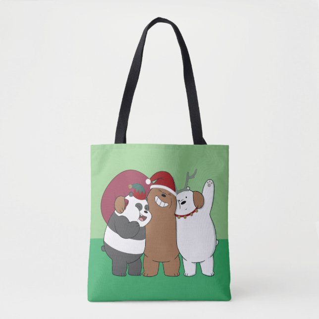 We Bare Bears - Season's Greetings Tote Bag (Front)
