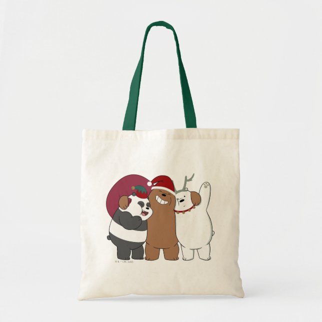 We Bare Bears - Season's Greetings Tote Bag (Front)